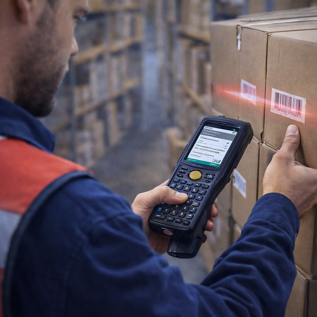 Controle de estoque entre empresas no celular